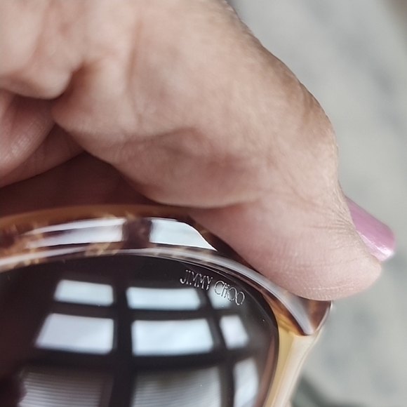 Jimmy Choo Malaya Tortoiseshell Sunglasses - Picture 9 of 9